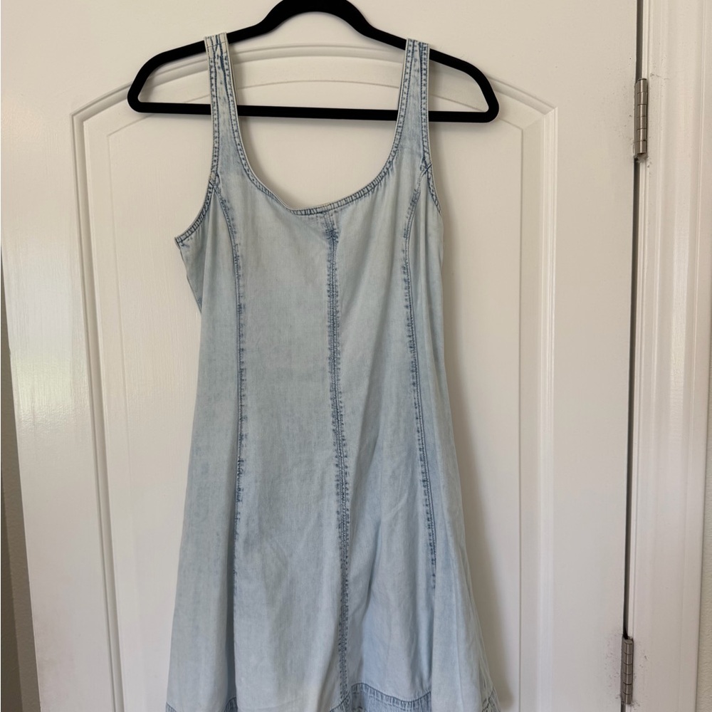 GAP Light Blue Denim Tank Dress